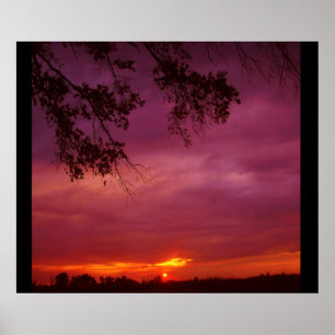 Poster Coucher du soleil