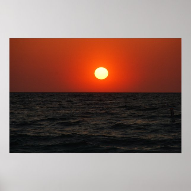 Poster Coucher du soleil (Devant)