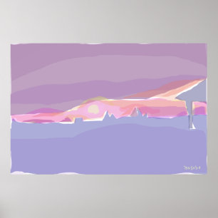 Poster Coucher du soleil