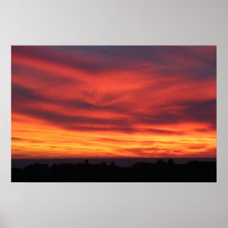 Poster coucher du soleil, veille de Noël, 2006