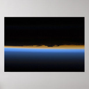 Poster Couches de l'atmosphère terrestre