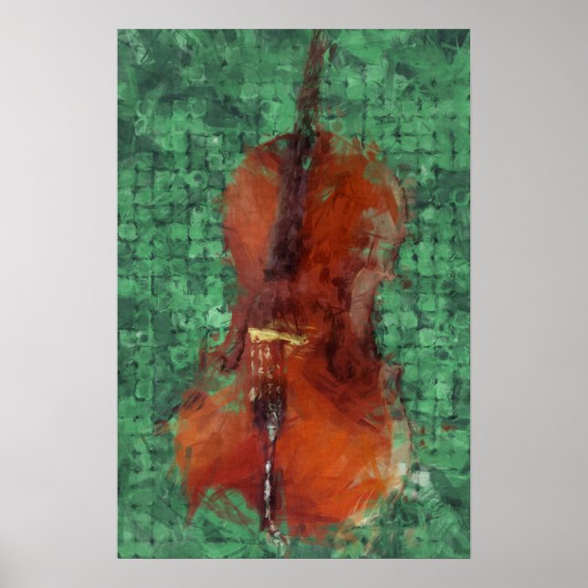 Poster Coucou sur vert (Devant)