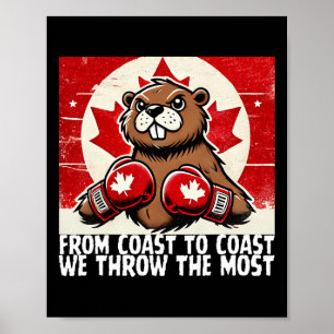 Poster Coudes Haut Canada Taxes canadiennes Beaver B