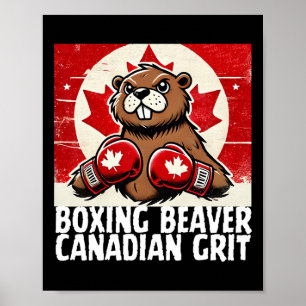 Poster Coudes Haut Canada Taxes canadiennes Beaver B