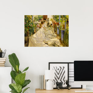 Poster Coudre la voile par Joaquin Sorolla