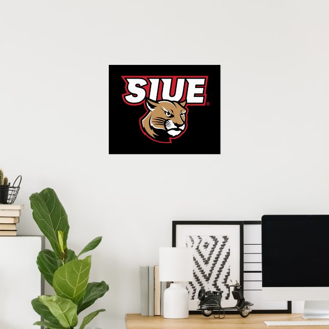Poster Cougars de SIUE (Bureau à domicile)