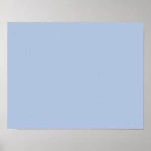 Poster couleur bleu