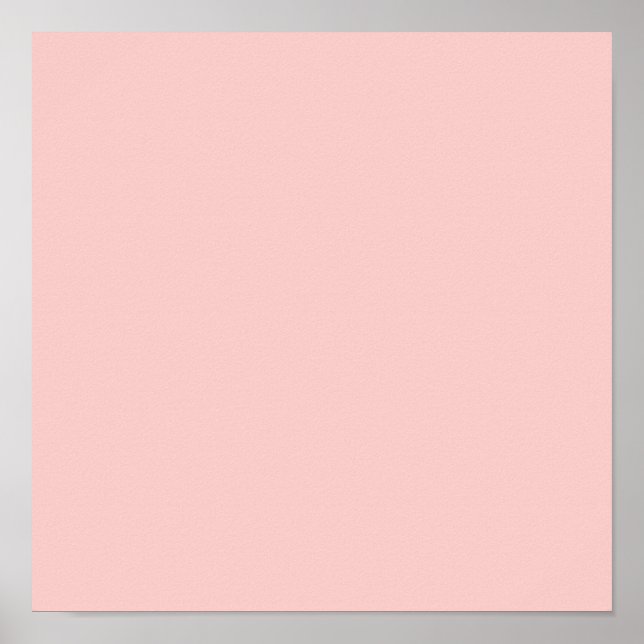 Poster Couleur classique rose pâle (Devant)