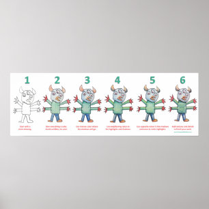 Poster Couleur Comme Un Monstre