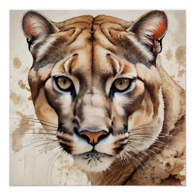 Poster Couleur d'aquarelle no 7 (Devant)