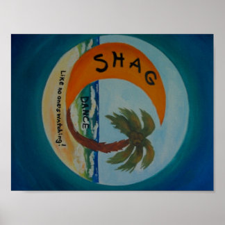 Poster Couleur de l'affiche Shag Dance