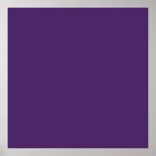 Poster couleur de l'aubergine