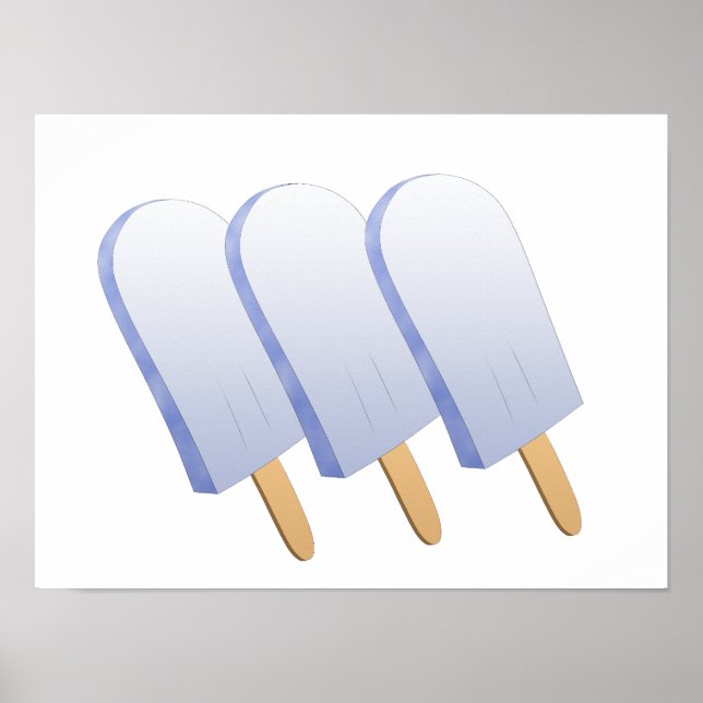 Poster Couleur de votre propre Ice Pops Téléchargement nu (Devant)