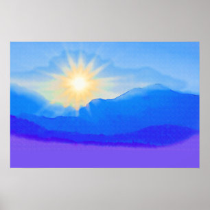 Poster Couleur d'eau
