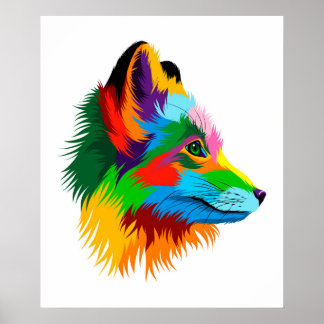 Poster Couleur du lobo