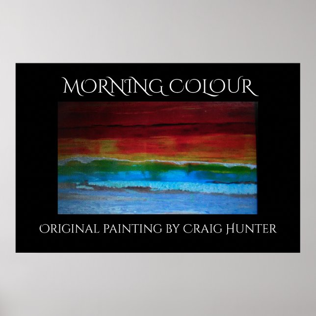 Poster Couleur du matin (Devant)