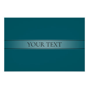 Poster Couleur modifiable de bande de dégradé simple et é