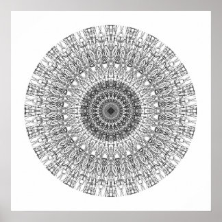 Poster Couleur moi dans Mandala 1