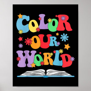 Poster Couleur Notre Monde Lecture Été 2025 Créativité En