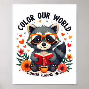 Poster Couleur Notre Programme Mondial de Lecture Été 202