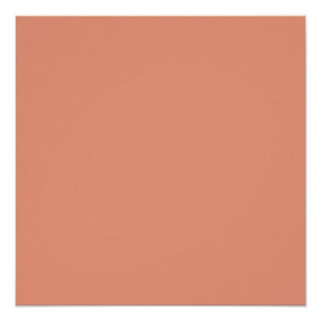 Poster couleur saumon foncé (Devant)