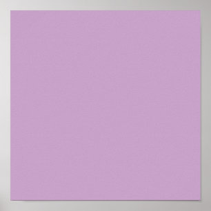Poster Couleur solide Lilac