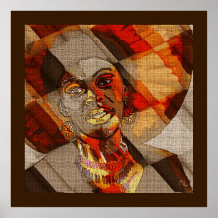 Poster Couleurs africaines