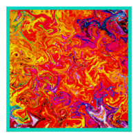 Couleurs de lave en gras Conception abstraite