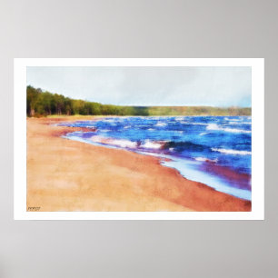 Poster Couleurs de l'eau