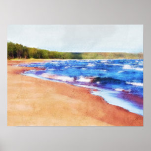 Poster Couleurs de l'eau