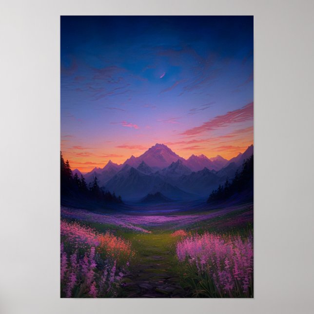 Poster Couleurs de l'Horizon (Devant)