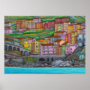 Poster Couleurs de Manarola Imprimer