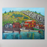 Couleurs de Quidi Vidi, Terre-Neuve par Lisa Loren