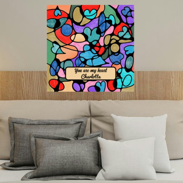 POSTER COULEURS D'EAU NUMÉRIQUE NEUROGRAPHIQUE (Créateur téléchargé)