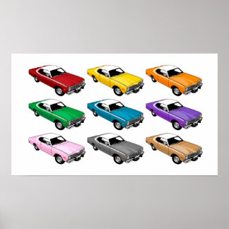 Poster Couleurs Dodge Dart