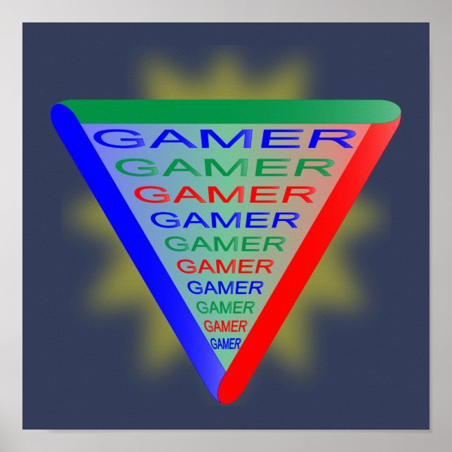 Poster Couleurs du système de jeu Gamer 3 Ultimate RVB (Devant)