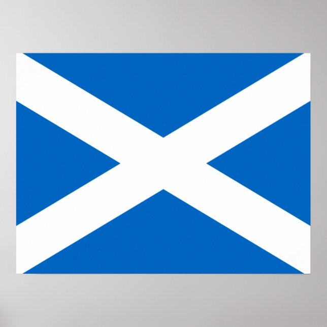 Poster Couleurs écossaises Cross Scotland (Devant)