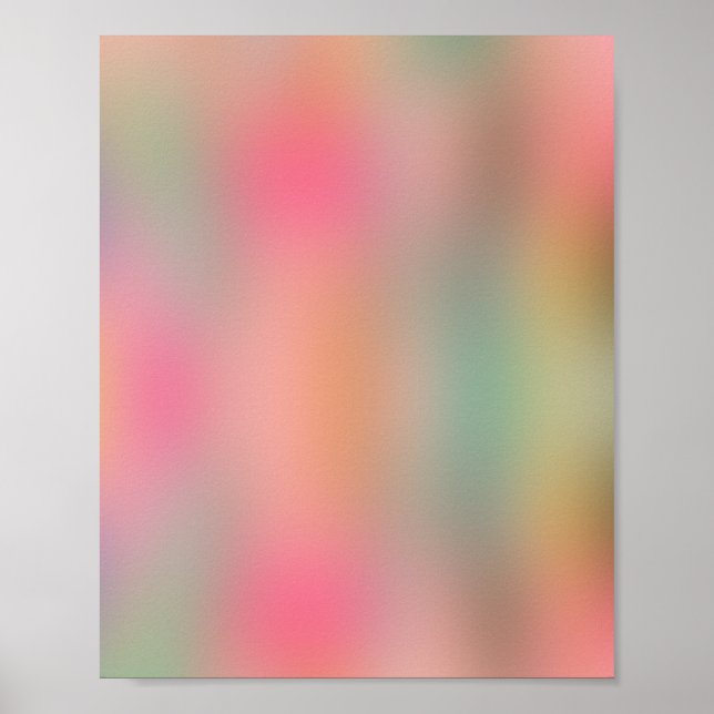 Poster Couleurs florissantes 07 Aura Gradient (Devant)