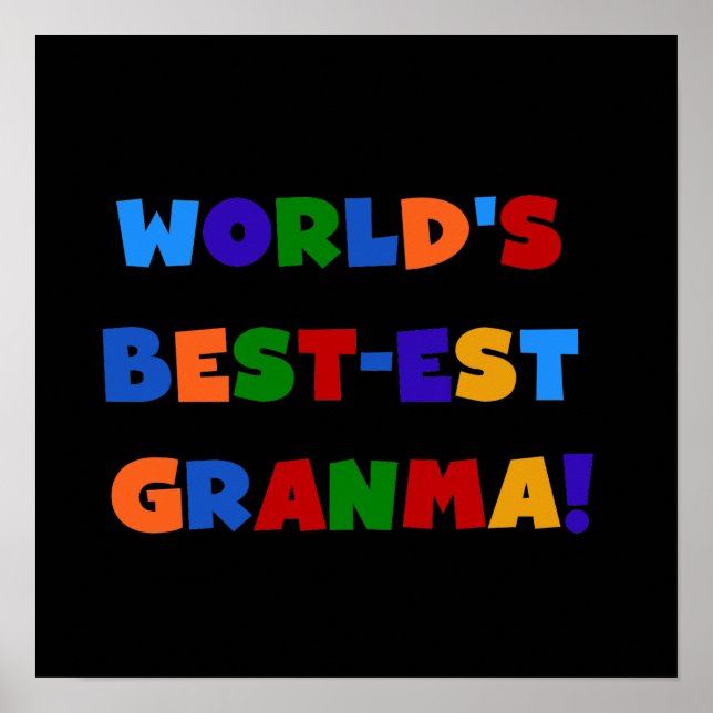 Poster Couleurs lumineuses du Meilleur-est Granma du (Devant)