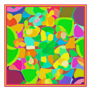 Poster Couleurs Motifs époustouflantes Art. Acheter maint