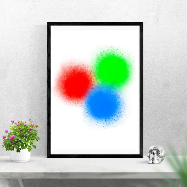 Poster Couleurs RBG WallArt (Créateur téléchargé)