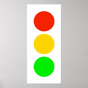 Poster Couleurs Stoplight