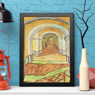 Poster Couloir de l'asile Saint-Paul par Vincent van Gogh