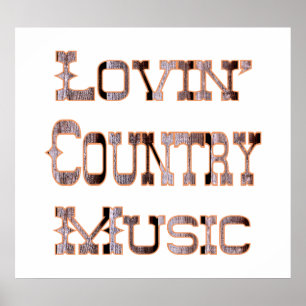 Poster Country Music