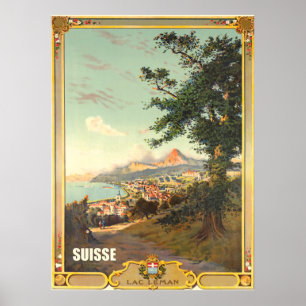 Poster Country Road Near Lac Leman, Suisse