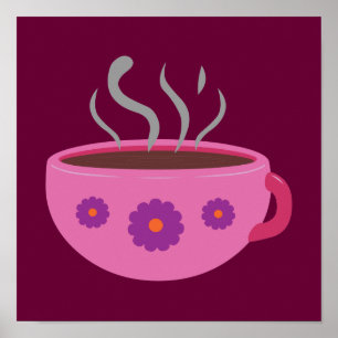 Poster Coupe chaude de café