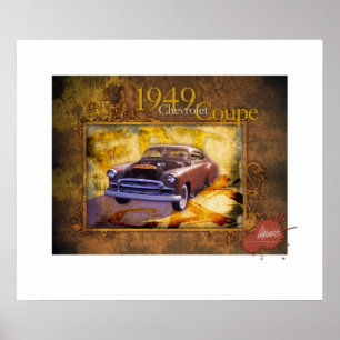 Poster Coupe Chevy 1949