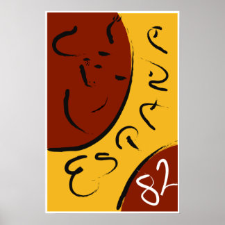Poster Coupe du monde d'Espagne 1982