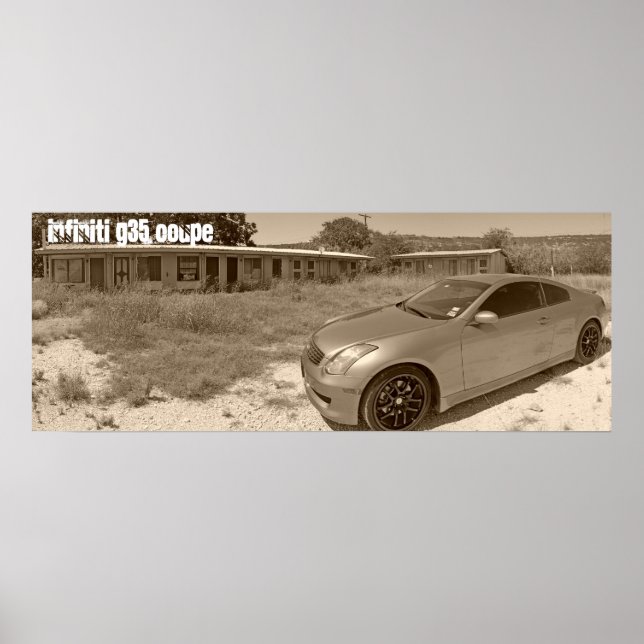 Poster Coupe Infiniti G35 (Devant)