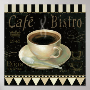 Poster Coupe noire de café